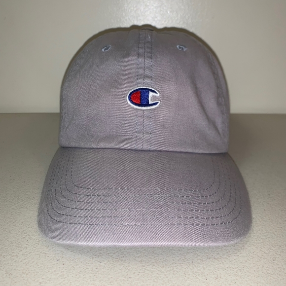 Champion Other - CHAMPION Classic Gray Adjustable Hat Cap